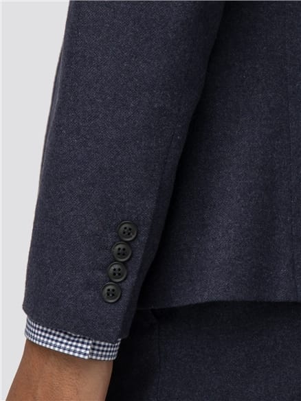 Deep Blue Tweed Donegal Camden Fit Jacket