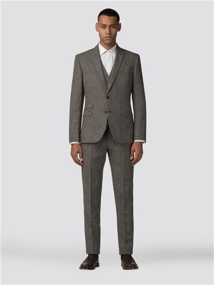 Oatmeal Tweed Donegal Camden Jacket