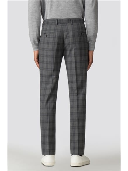Cool Grey Blue Check Camden Fit Suit Jacket