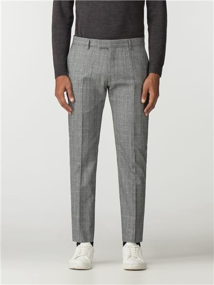 British Grey Prince of Wales Mod Check Camden Fit Jacket