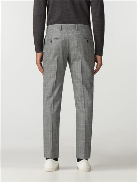 British Grey Prince of Wales Mod Check Camden Fit Jacket