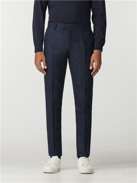 British Black Blue Tweed Camden Jacket