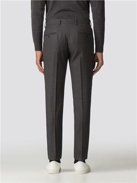 British Charcoal Check Gingham Camden Fit Suit Jacket