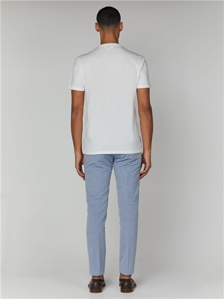 White Tropical Pocket T-Shirt