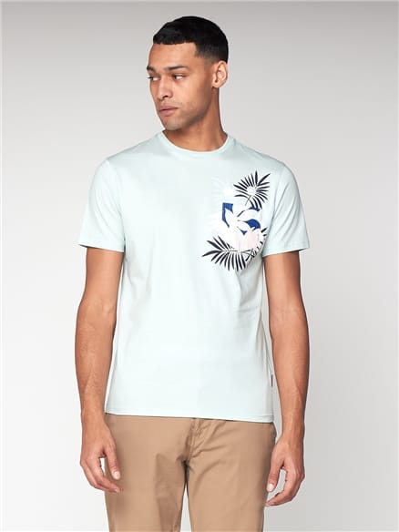 Sea Blue Tropical T-Shirt