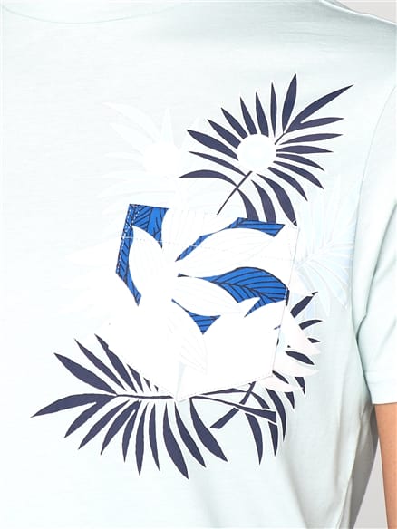 Sea Blue Tropical T-Shirt