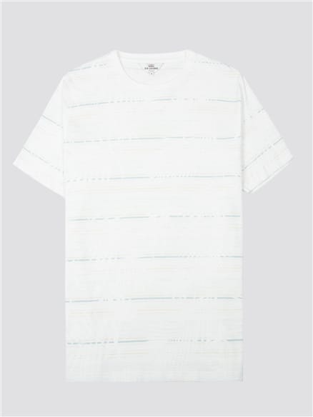 White Palm Stripe T-Shirt
