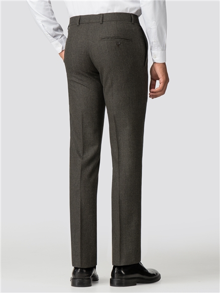 Olive Green Texture Tailored Fit Jacket