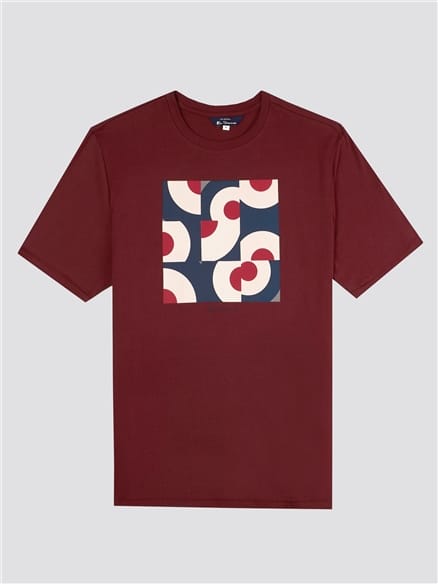 Red Target Crops Graphic T-Shirt