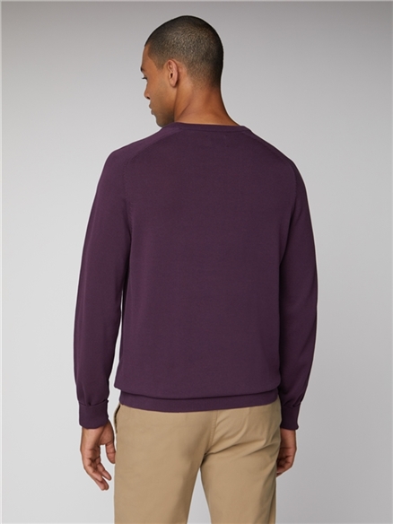 Cotton Knitted Crew Neck