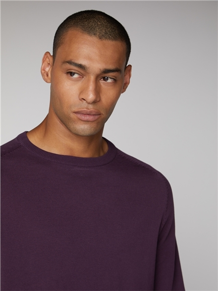 Cotton Knitted Crew Neck