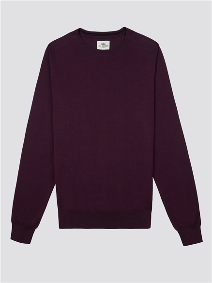 Cotton Knitted Crew Neck