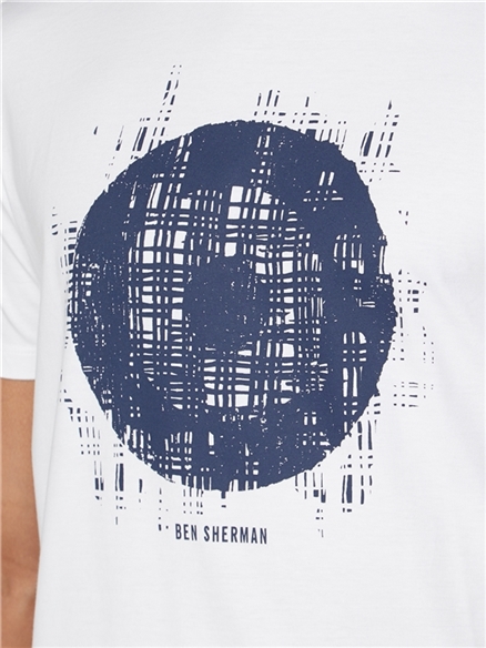 Painted Check Target T-Shirt