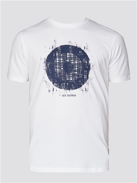 Painted Check Target T-Shirt