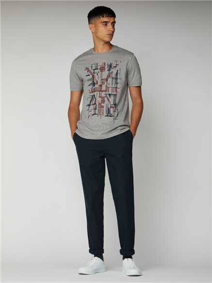 Union Jack Check T-Shirt