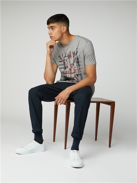 Union Jack Check T-Shirt