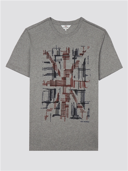 Union Jack Check T-Shirt