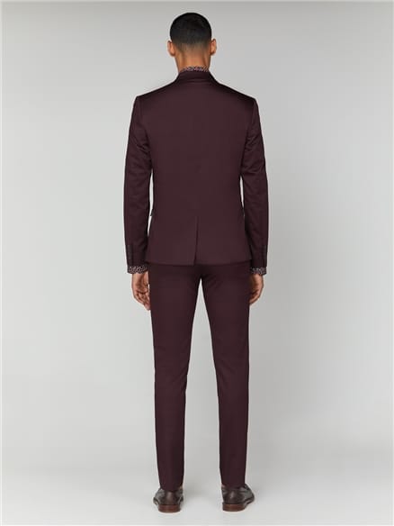 Burgundy Cotton Camden Jacket