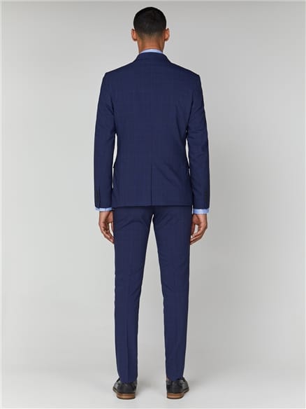 Sapphire Check Stretch Camden Jacket