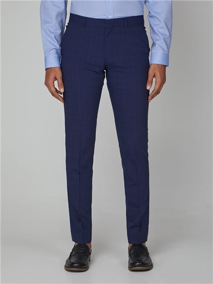 Sapphire Check Stretch Camden Jacket