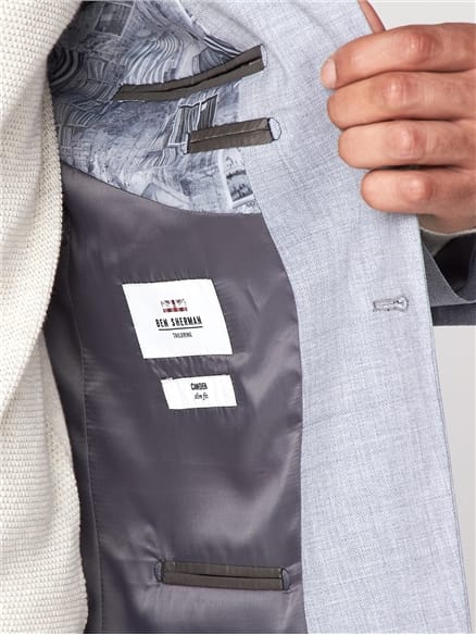 Cool Grey Texture Camden Jacket