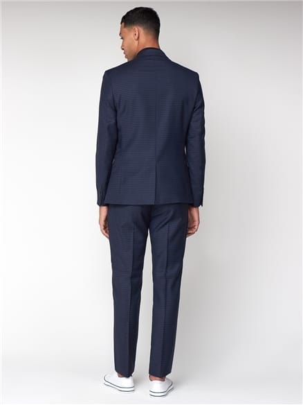 British Deep Blue Gingham Jacket