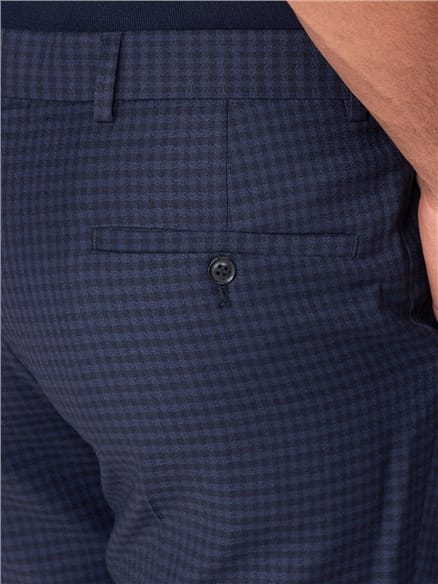 British Deep Blue Gingham Jacket