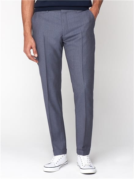 British Blue Micro Gingham Camden Jacket