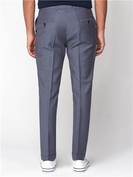 British Blue Micro Gingham Camden Jacket