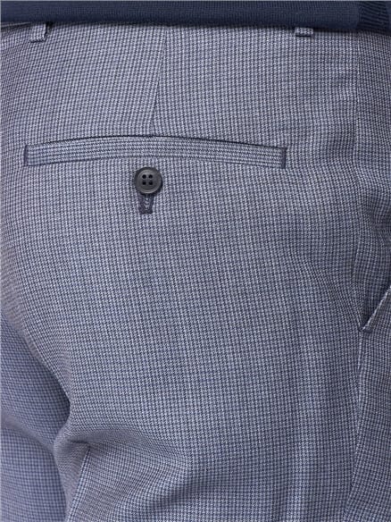 British Blue Micro Gingham Camden Jacket