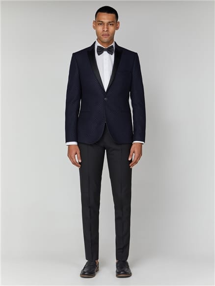 Navy Polka Dot Camden Jacket