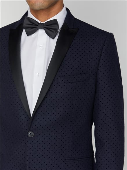 Navy Polka Dot Camden Jacket