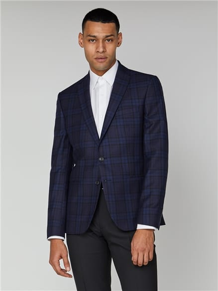 British Navy Tartan Camden Jacket