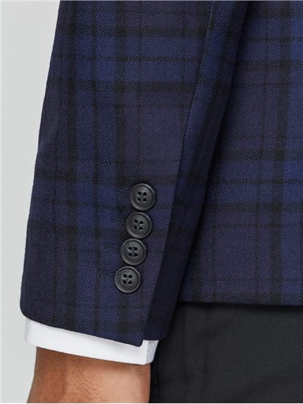 British Navy Tartan Camden Jacket