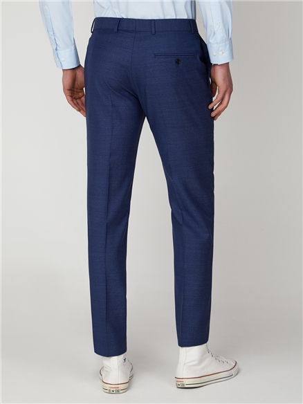 Blue Jaspe Slim Fit Suit Jacket