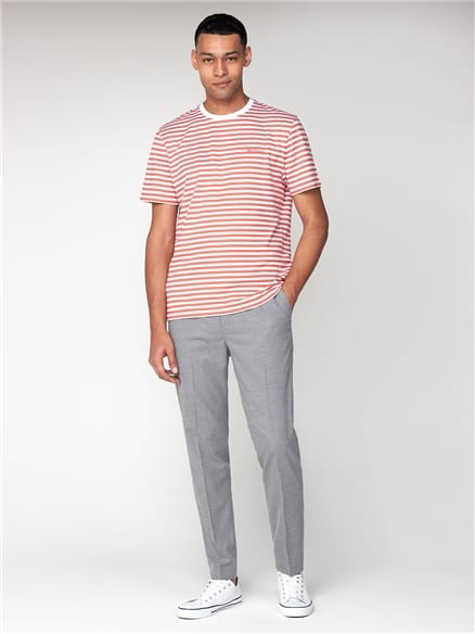 Ben Sherman Burnt Orange Short Sleeve Jersey Breton