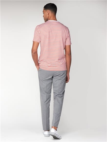 Ben Sherman Burnt Orange Short Sleeve Jersey Breton