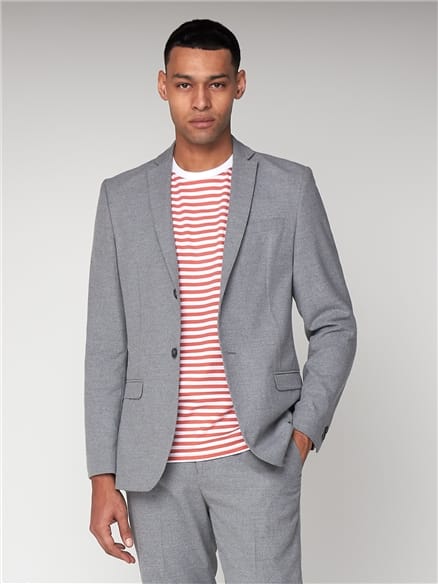 Men's Light Grey Unstructured Jacket | Ben Sherman | Est 1963