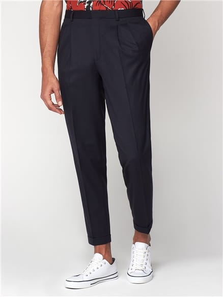 Midnight Navy Unstructured Slim Jacket