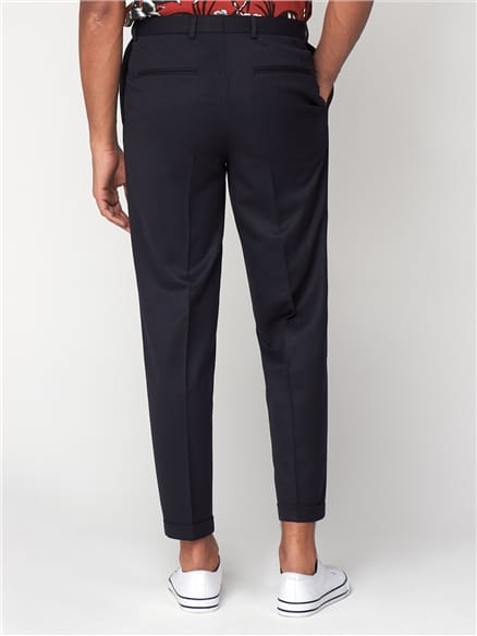 Midnight Navy Unstructured Slim Jacket