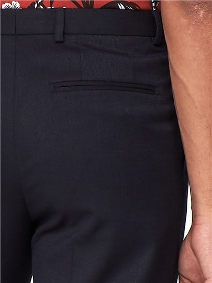 Midnight Navy Unstructured Slim Jacket