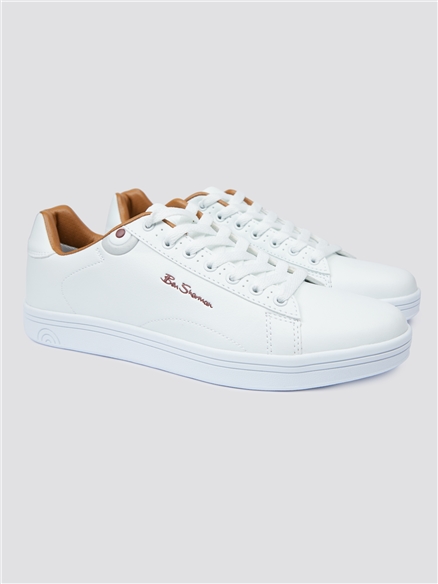 Ben sherman hot sale white trainers