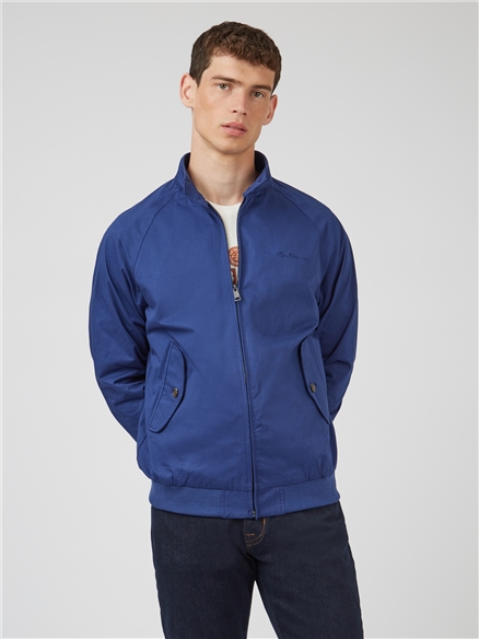 Signature Harrington Jacket - Royal | Ben Sherman