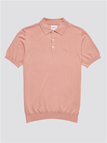 PC8720 NAJI KNIT POLO - PINK LEMONADE STRIPE
