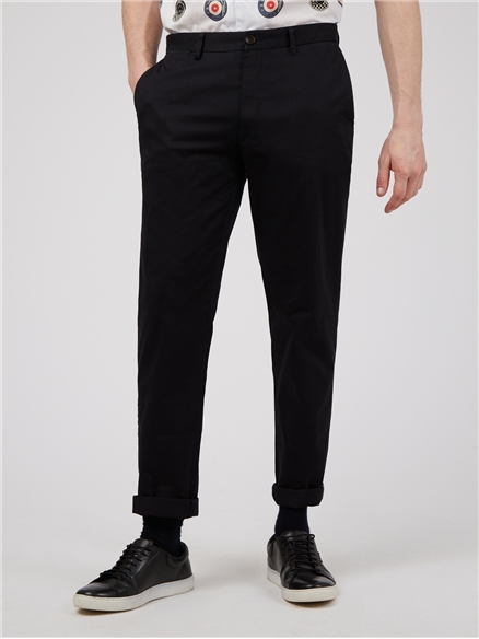 Men's Black Signature Slim Stretch Chino | Ben Sherman