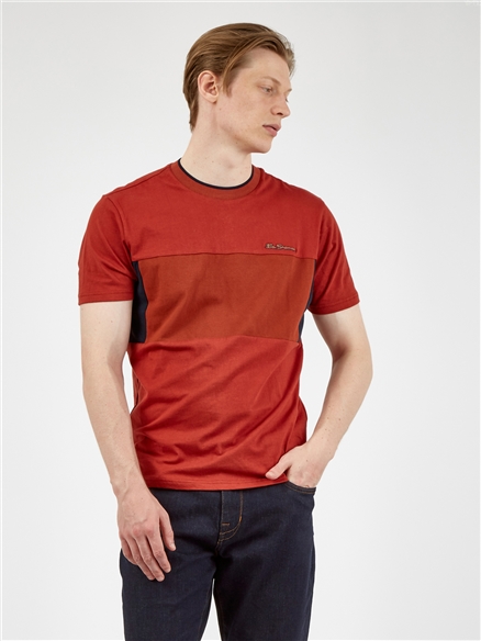 burnt orange mens t shirt