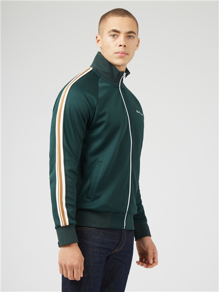 Dark green deals track jacket