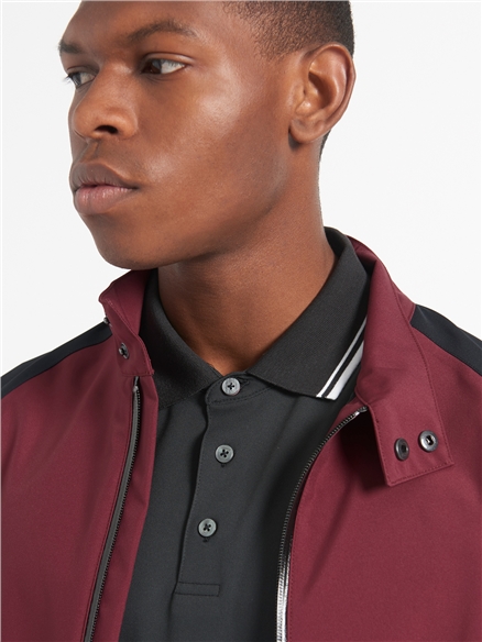 Wine harrington clearance jacket