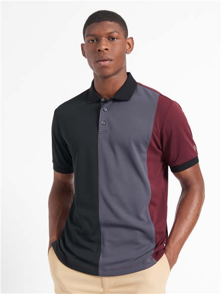 maroon color polo shirt