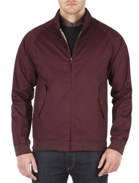 Men's Burnt Red Harrington Jacket | Ben Sherman | Est 1963